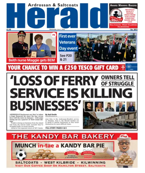 Cover of Ardrossan & Saltcoats Herald