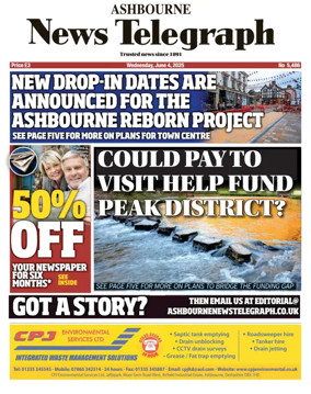 Cover of Ashbourne News Telegraph