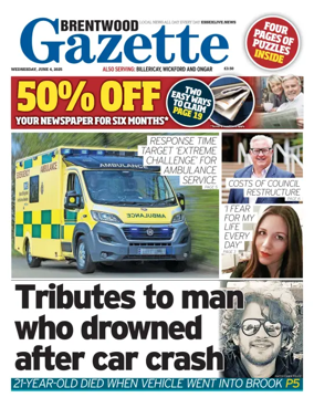 Cover of Brentwood Gazette