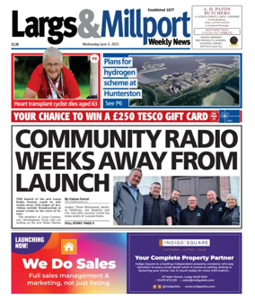 Cover of Largs & Millport Weekly News