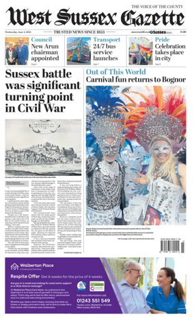 Cover of West Sussex Gazette