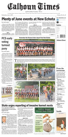 Cover of Calhoun Times