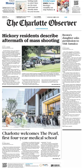 Cover of The Charlotte Observer