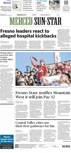 Cover of Merced Sun-Star
