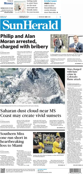 Cover of The Sun Herald