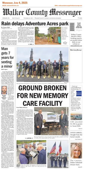 Cover of Walker County Messenger