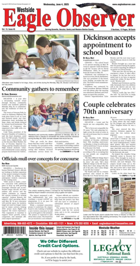 Cover of Westside Eagle-Observer