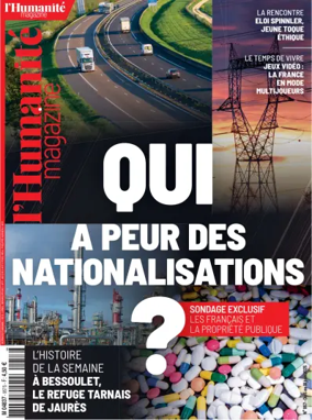Cover of L'HUMANITE MAGAZINE