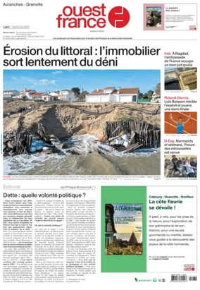 Cover of Ouest France (Avranches)