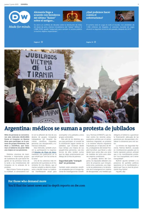 Cover of Deutsche Welle (Spanish edition)