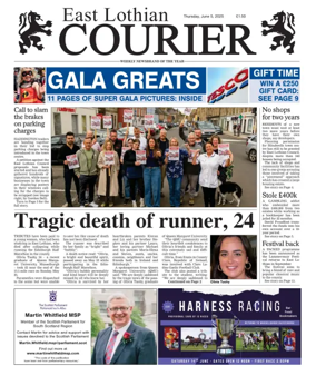 Cover of East Lothian Courier