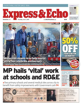 Cover of Express & Echo (City & East Devon Edition)