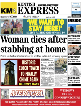 Cover of Kentish Express Ashford & District