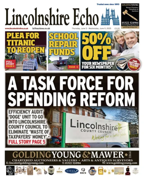 Cover of Lincolnshire Echo