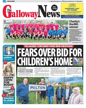 Cover of The Galloway News