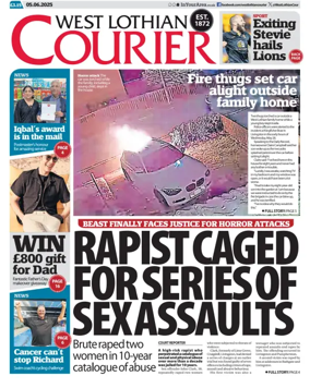 Cover of West Lothian Courier