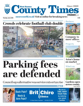 Cover of West Sussex County Times