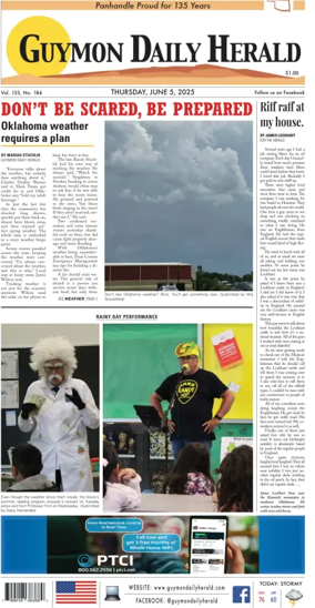 Cover of Guymon Daily Herald