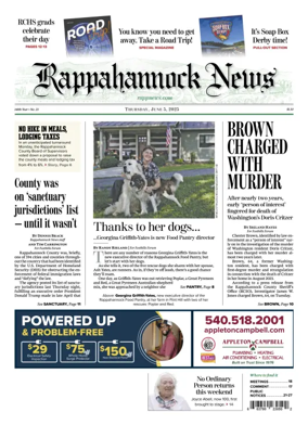 Cover of Rappahannock News