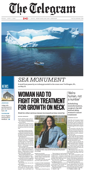 Cover of The Telegram (St. Johnâ€™s)