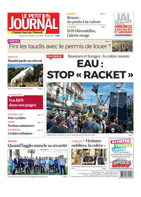 Cover of Le Petit Journal - L'hebdo local de l'Hérault