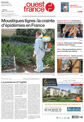 Cover of Ouest France (Ancenis)