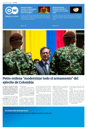 Cover of Deutsche Welle (Spanish edition)