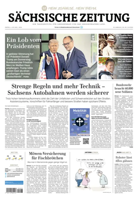 Cover of Sächsische Zeitung  (Großenhain)