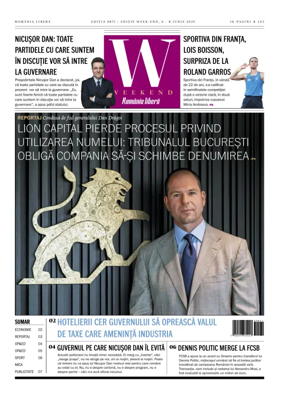 Cover of Romania Libera - Friday Edition