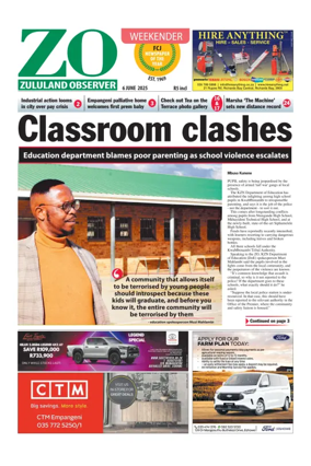 Cover of Zululand Observer - Weekender