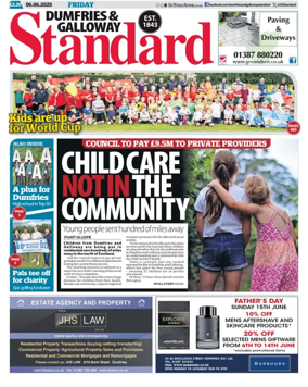 Cover of Dumfries & Galloway Standard