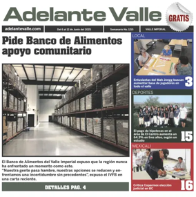Cover of Adelante Valle