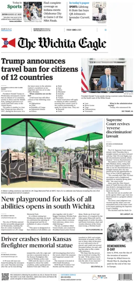 Cover of The Wichita Eagle