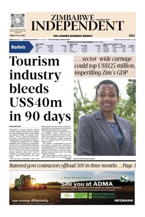 Cover of The Zimbabwe Independent