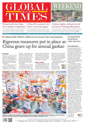 Cover of Global Times - Weekend