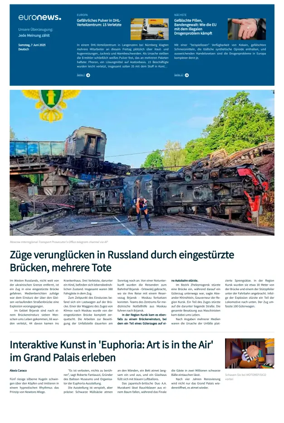 Cover of Euronews (German Edition)
