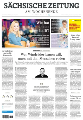 Cover of Sächsische Zeitung  (Dresdner Meißner Land)