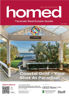 Cover of Homed Taranaki Daily News