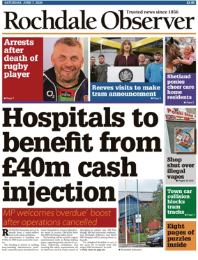 Cover of Rochdale Observer