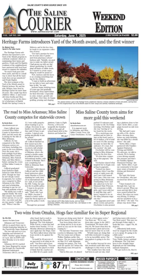 Cover of The Saline Courier Weekend