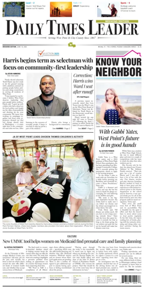 Cover of Daily Times Leader