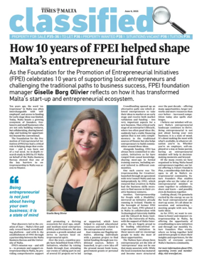 Cover of The Sunday Times of Malta - Classified