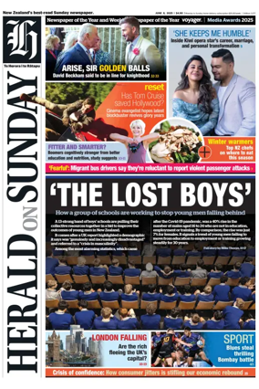 Cover of Herald on Sunday