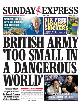 Cover of Sunday Express