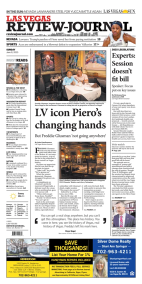 Cover of Las Vegas Review-Journal (Sunday)