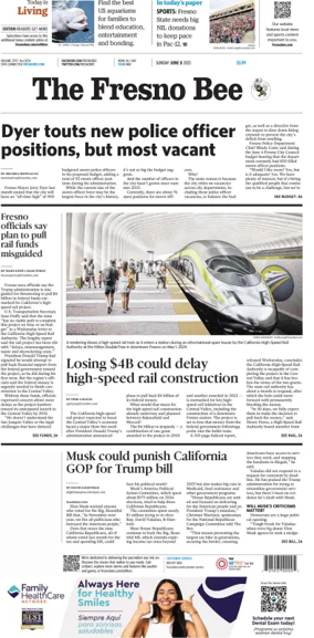 Cover of The Fresno Bee (Sunday)