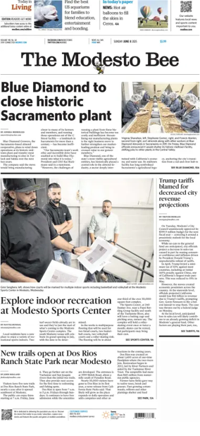 Cover of The Modesto Bee (Sunday)