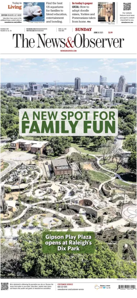 Cover of The News & Observer (Sunday)