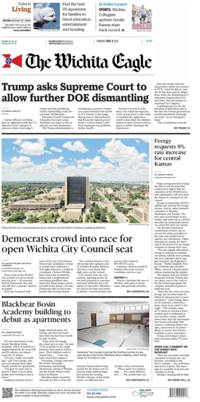 Cover of The Wichita Eagle (Sunday)
