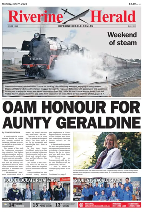 Cover of The Riverine Herald